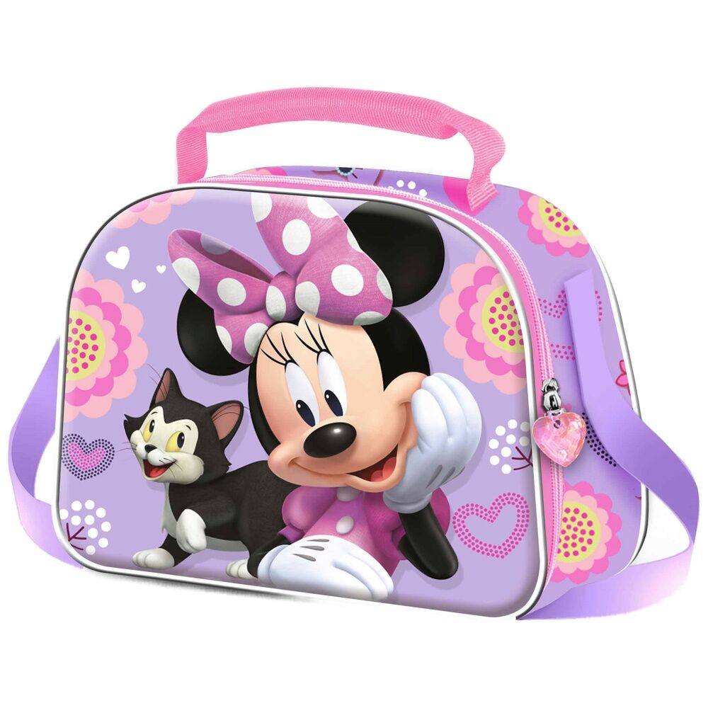 Bolso portameriendas 3D de Minnie Disney con su gato