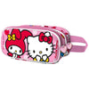 Portatodo doble rosa 3D de Hello Kitty y My Melody