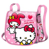 Bolso rosa de Hello Kitty y My Melody con lunares y correa estampada