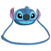 Bolso de peluche azul con rostro de Stitch Disney y correa