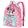 Mochila rosa de Minnie Disney con lazo y lunares