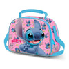 Bolsa portameriendas rosa 3D de Stitch Disney