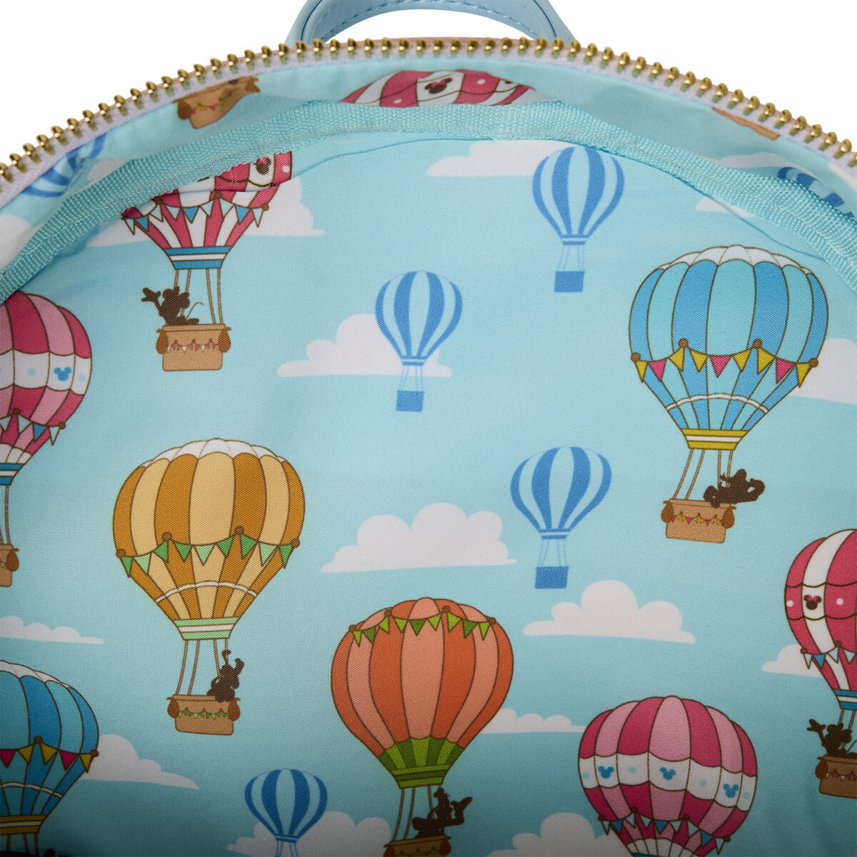 Mochila Loungefly Disney con forma de globo aerostático y personajes Mickey & Friends - 4