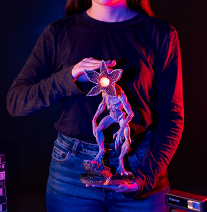 Lámpara 3D del Demogorgon de Stranger Things con luz roja - 4
