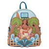 Mochila Disney Loungefly de Vaiana entre palmeras y olas