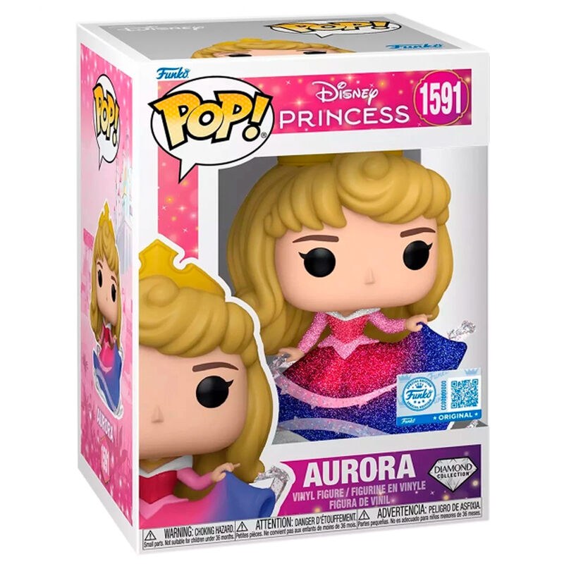 Figura Funko POP! de Aurora de La Bella Durmiente con vestido brillante