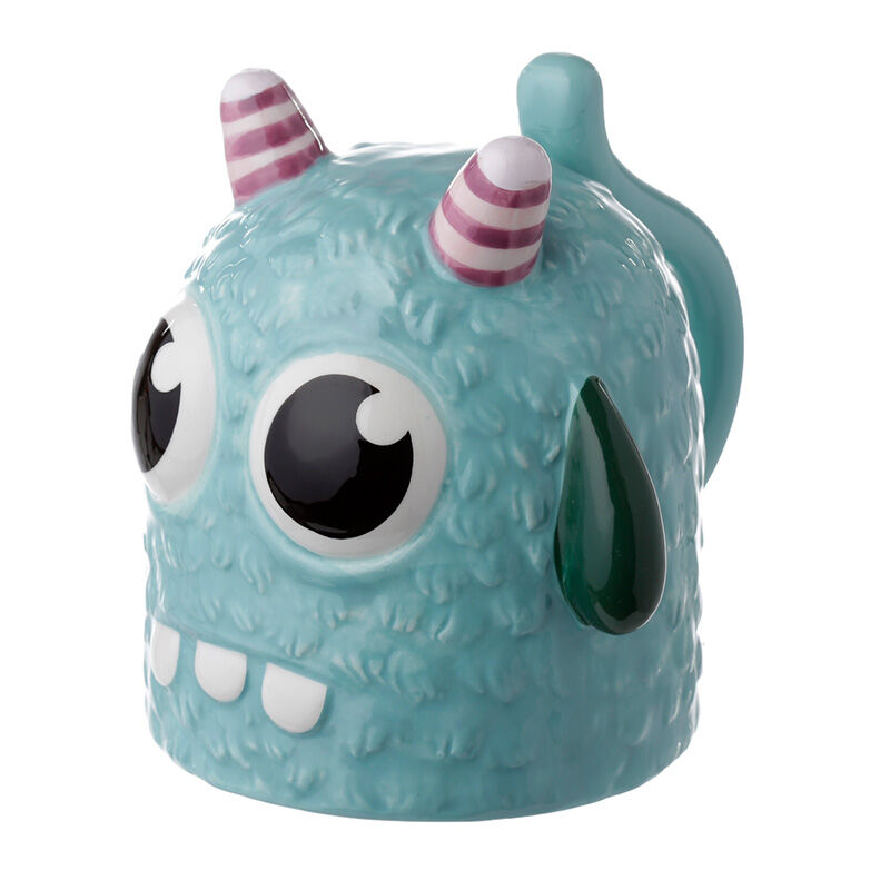 Taza 3D azul con forma de monstruo Monstarz