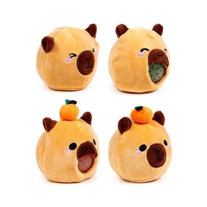 Peluche estrujable de capibara Queasy Squeezies surtido