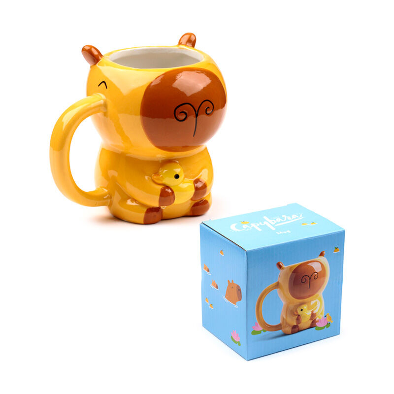 Taza 3D de cerámica con diseño de capibara PUCKATOR - 4