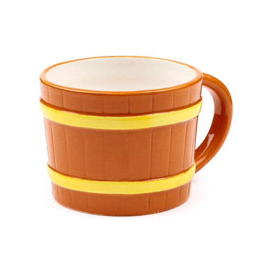 Taza de cerámica PUCKATOR con tapa azul y figura de capibara - 3