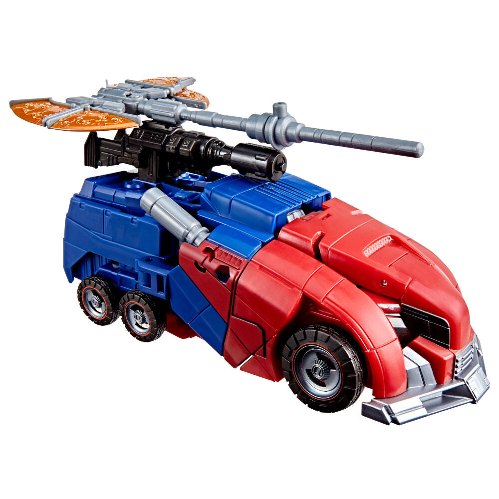 Figura articulada de Optimus Prime Transformers con cañón y hacha de energón - 3
