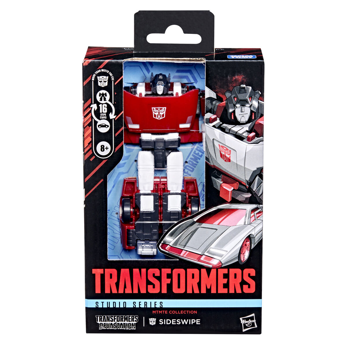 Figura articulada Sideswipe de Transformers con cohete y cañón - 2