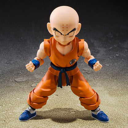 Figura articulada S.H.Figuarts de Krillin con uniforme naranja