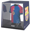 Figura mini de la camiseta de Pedri del FC Barcelona en estuche transparente