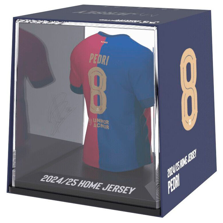 Figura mini de la camiseta de Pedri del FC Barcelona en estuche transparente - 2