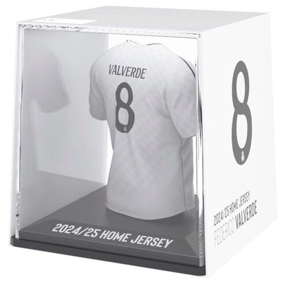 Figura mini de la camiseta de Federico Valverde del Real Madrid en estuche transparente - 2