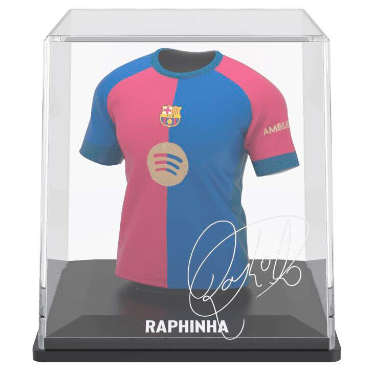 Figura mini de la camiseta de Raphinha del FC Barcelona en estuche - 3