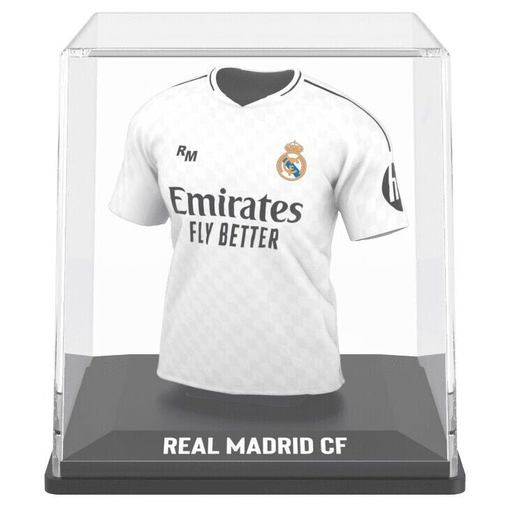 Figura mini camiseta blanca del Real Madrid en estuche transparente - 3