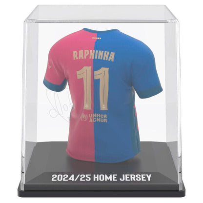 Figura mini de la camiseta de Raphinha del FC Barcelona en estuche - 4