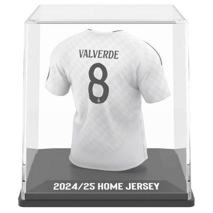 Figura mini de la camiseta de Federico Valverde del Real Madrid en estuche transparente - 4