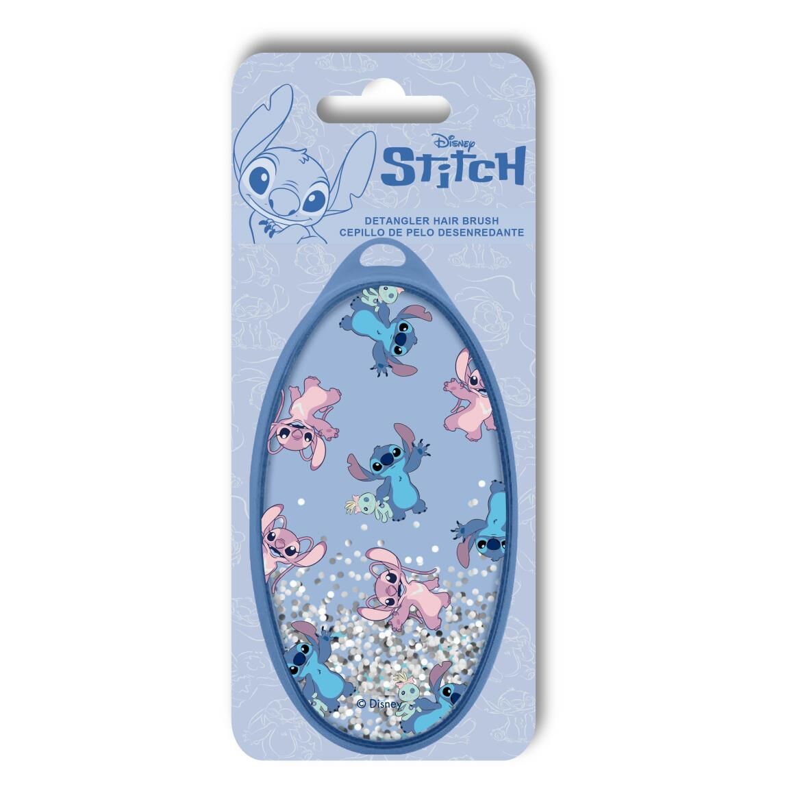 Cepillo desenredante azul de Stitch y Angel Disney - 2