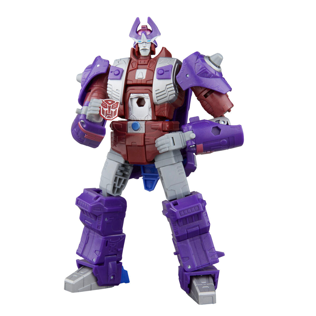 Figura articulada Alpha Trion de Transformers en colores morado, granate y gris - 4