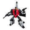 Figura articulada Skydive de Transformers en rojo, negro y blanco