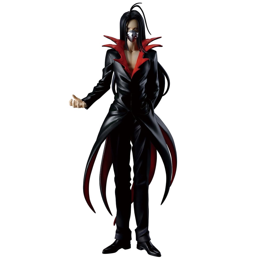 Figura Ichibansho de Karasu de Yu Yu Hakusho con traje negro y detalles rojos