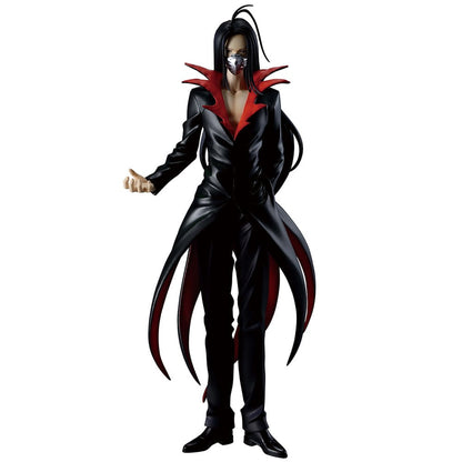 Figura Ichibansho de Karasu de Yu Yu Hakusho con traje negro y detalles rojos