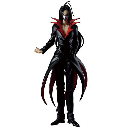 Figura Ichibansho de Karasu de Yu Yu Hakusho con traje negro y detalles rojos