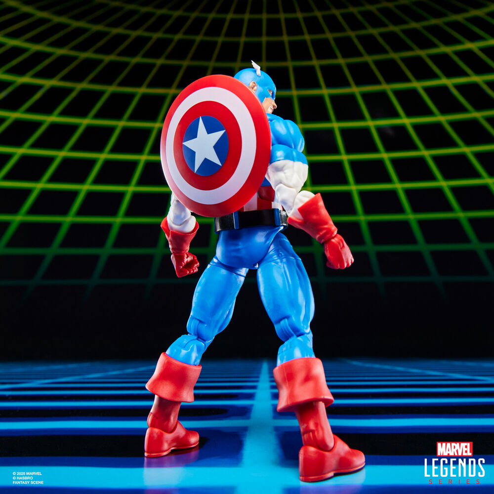 Figuras articuladas de Capitán América y Venom Marvel Legends de 15 cm - 5