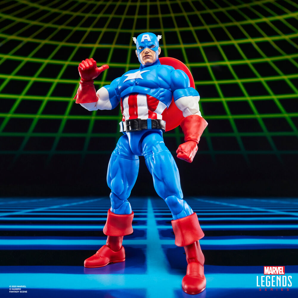 Figuras articuladas de Capitán América y Venom Marvel Legends de 15 cm - 8