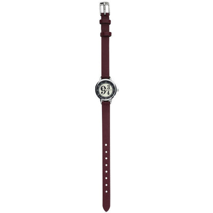 Reloj Harry Potter Platform 9 3/4 con correa burdeos - 3