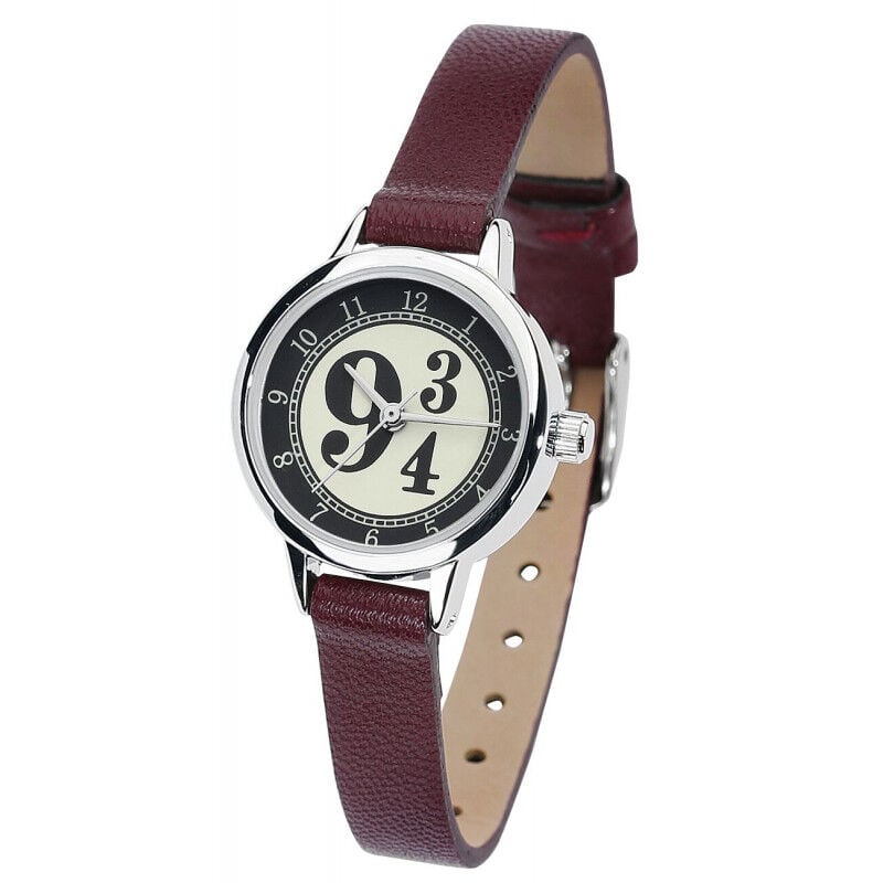 Reloj Harry Potter Platform 9 3/4 con correa burdeos