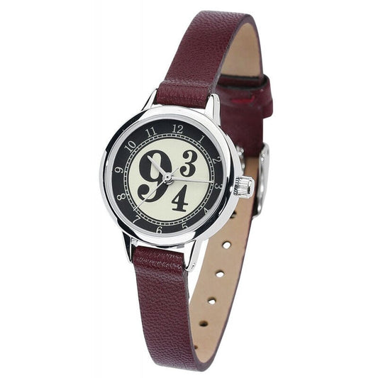 Reloj Harry Potter Platform 9 3/4 con correa burdeos