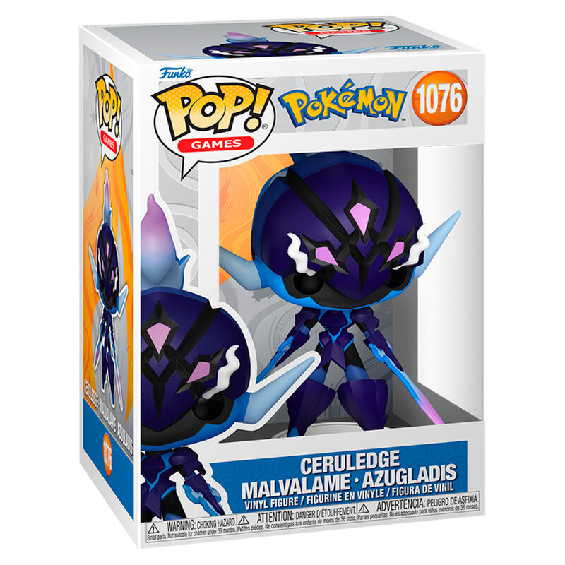 Figura Funko POP! de Ceruledge con máscara y hojas de energía - 2