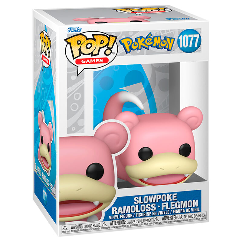 Figura Funko POP! de Slowpoke rosa con hocico crema - 2