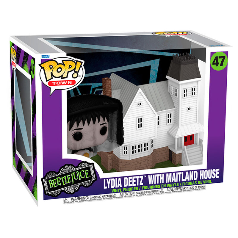 Figura Funko POP! de Lydia Deetz junto a la Casa Maitland - 2