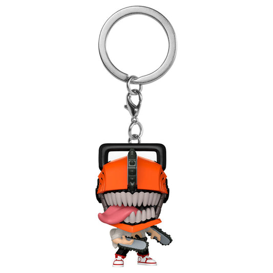 Llavero Pocket Pop de Chainsaw Man con cabeza de motosierra