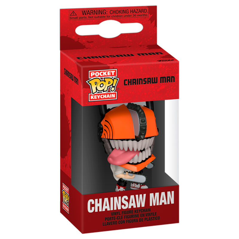 Llavero Pocket Pop de Chainsaw Man con cabeza de motosierra - 2