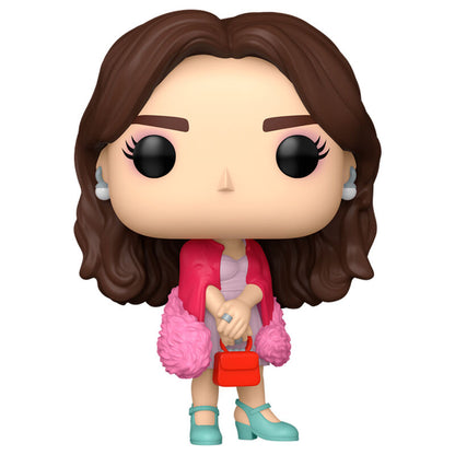 Figura Funko POP! de Emily Cooper con chaqueta rosa y bolso rojo