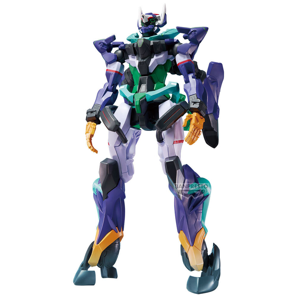 Figura Banpresto MS B GQuuuuuuX de Mobile Suit Gundam en tonos morados y verdes - 2