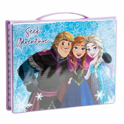 Set de papelería Frozen Disney de 52 piezas en estuche lila - 2