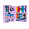 Set de papelería Frozen Disney de 52 piezas en estuche lila