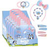 Set de accesorios para el cabello Bluey con diademas, pinzas, coleteros y lazos