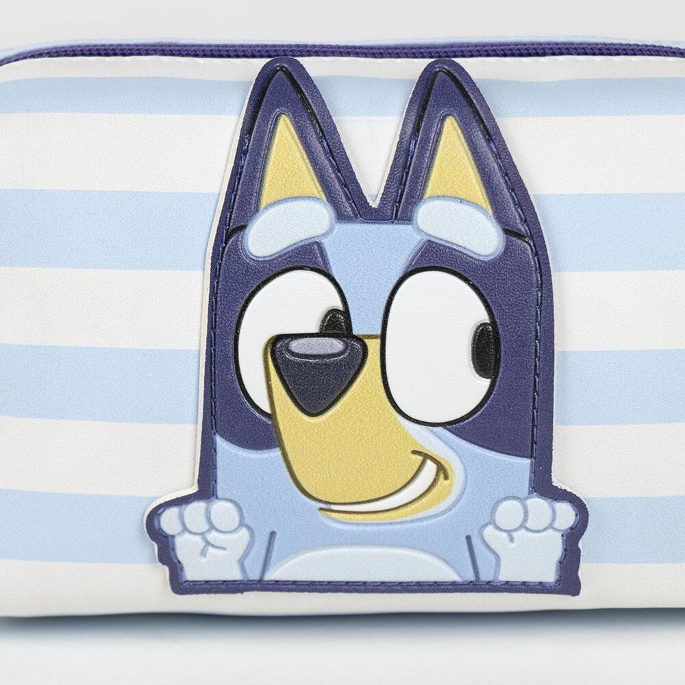 Neceser Bluey CERDÁ azul y blanco con cremallera - 4