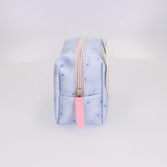 Neceser azul de Stitch Disney con estampado y tirador rosa - 4
