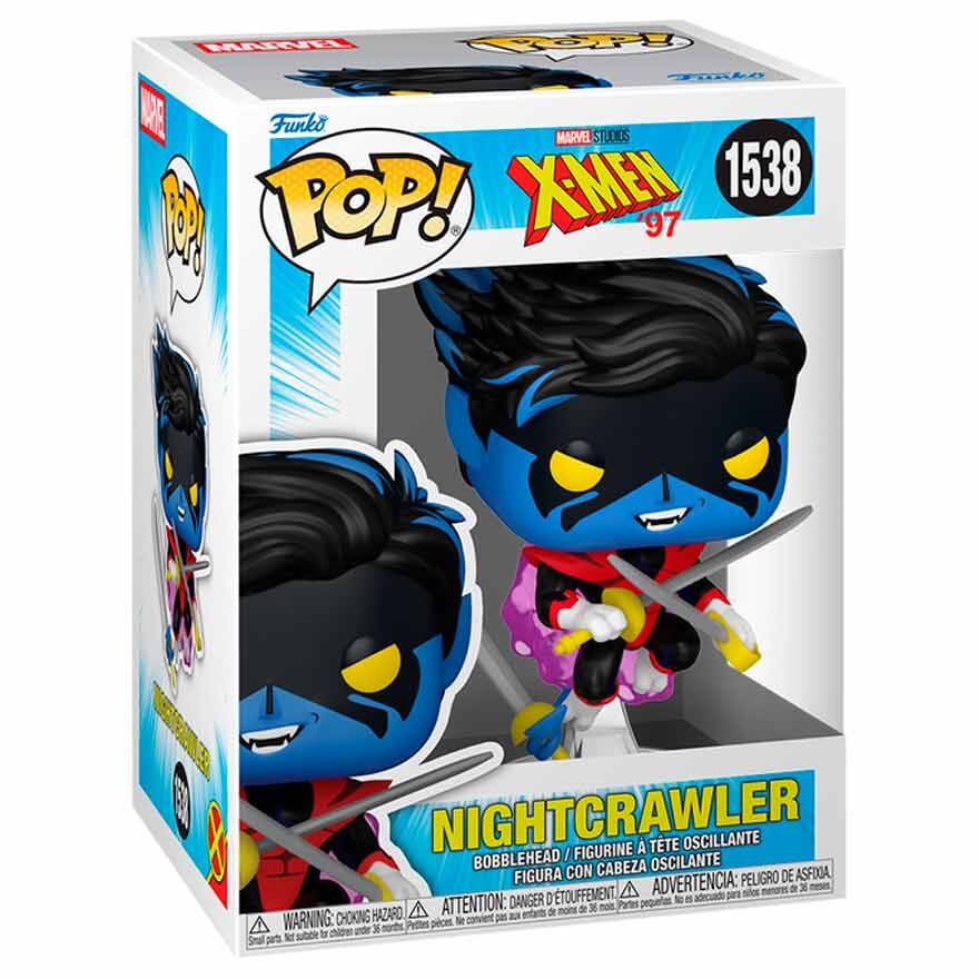 Figura Funko POP! de Nightcrawler de X-Men '97 con dos espadas - 2