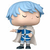Figura Funko POP! de Himmel con cabello azul y capa blanca