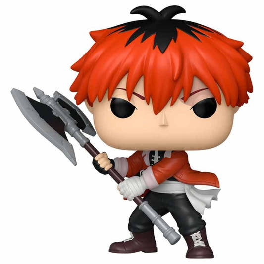 Figura Funko POP! de Stark con cabello rojo y arma de asta